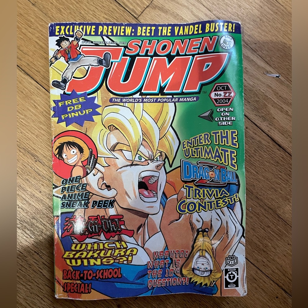 Anime Shonen Jump Manga Book